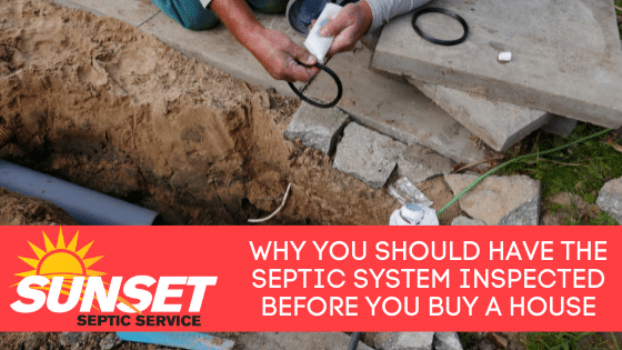 septic system inspected
