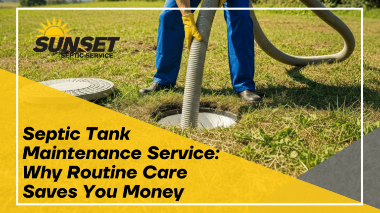 Septic Tank Maintenance Service: Why Routine Care Saves You Money