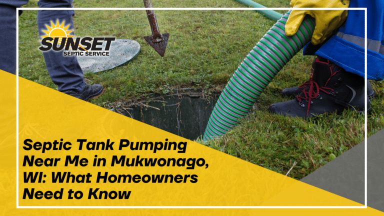 Septic Tank Pumping Near Me in Mukwonago, WI: What Homeowners Need to Know